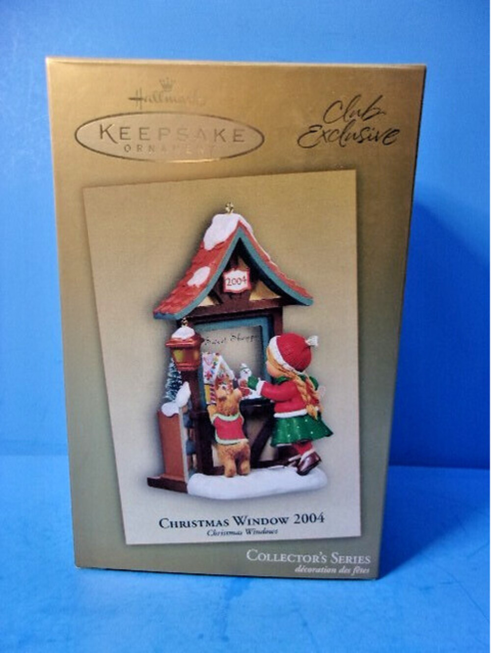 Hallmark 2004 Christmas Windows Ornament Series #2 Sweet Shoppe Club Exclusive